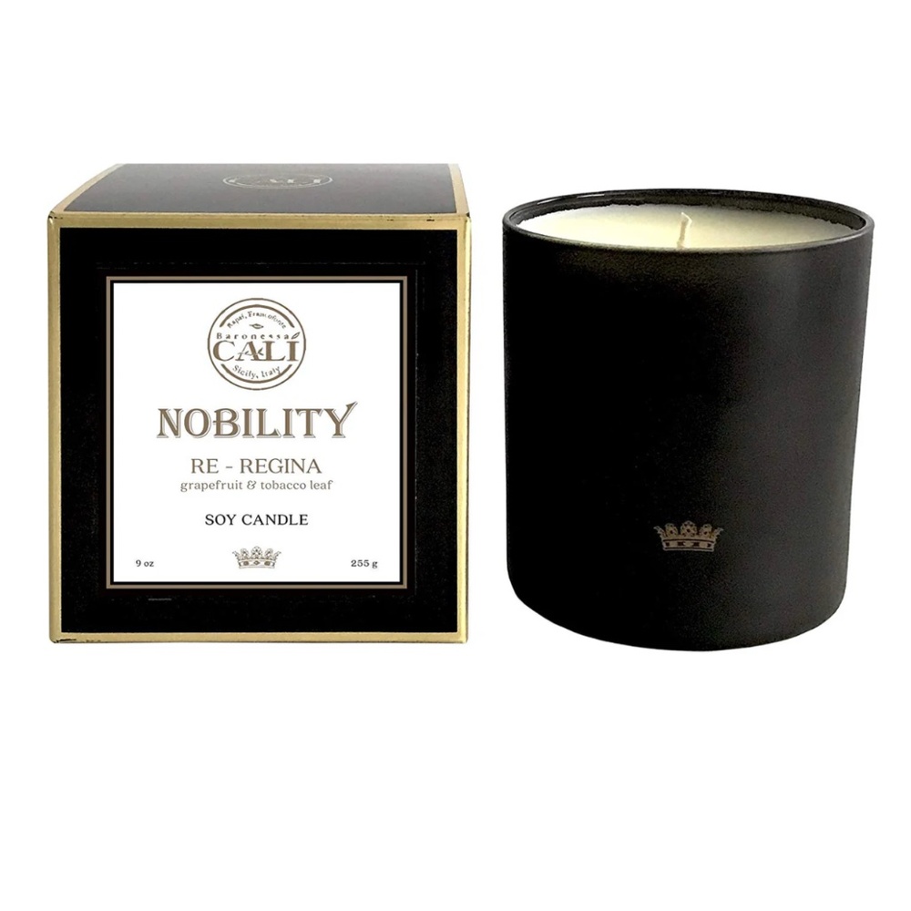 NEW BARONESSA NOBILITY COLLECTION REGINA 9 OZ (GRAPEFRUIT AND TOBACCO) CANDLE